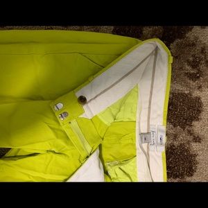 Cafe capri lime green Jcrew pants